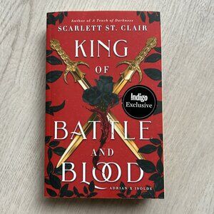 King of Battle and Blood- Scarlett St Clair, indigo exclusive paperback